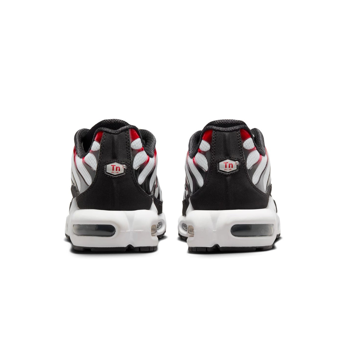 nike air max plus white red grey