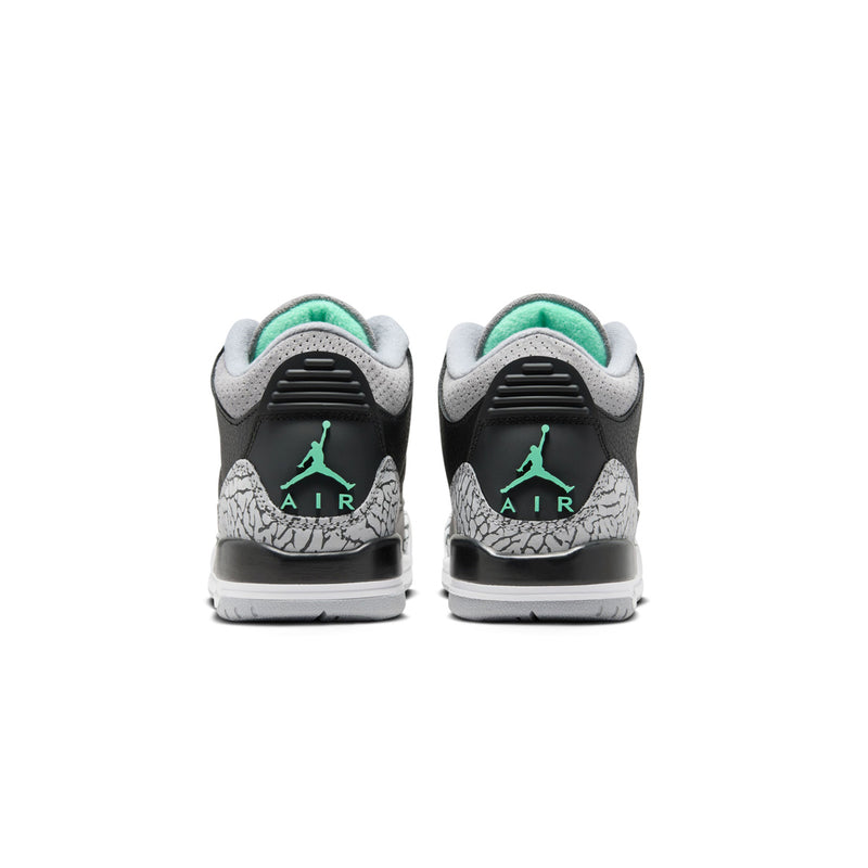 Kids Air Jordan 3 Retro 'Green Glow'