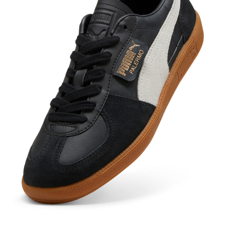 Palermo Leather 'Black Feather Gray Gum'