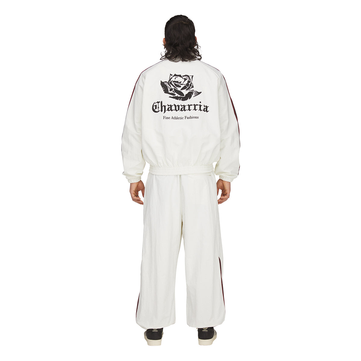 + Willy Chavarria Woven Track Jacket 'Off White'