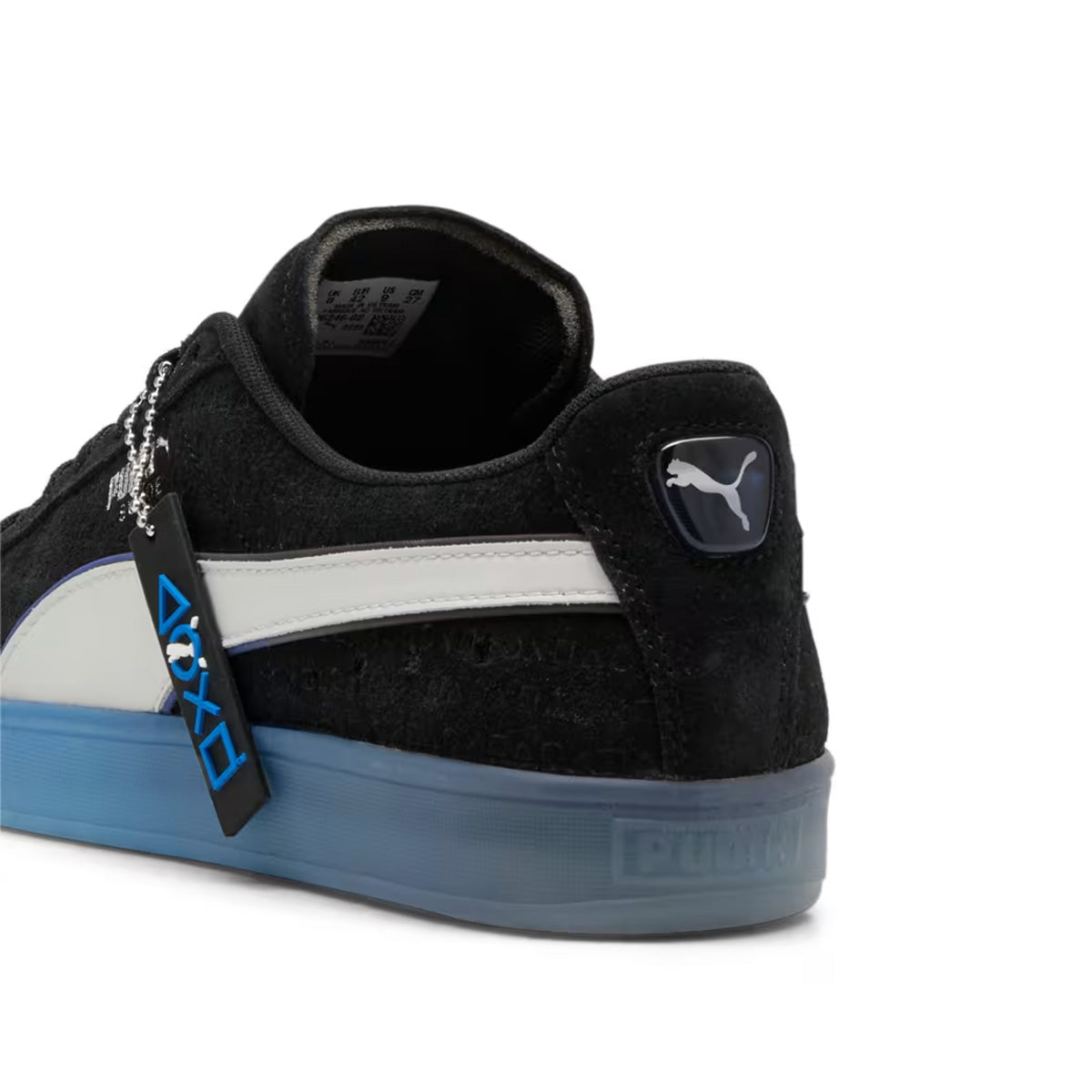 + Playstation Suede 'Black Glacial Gray'