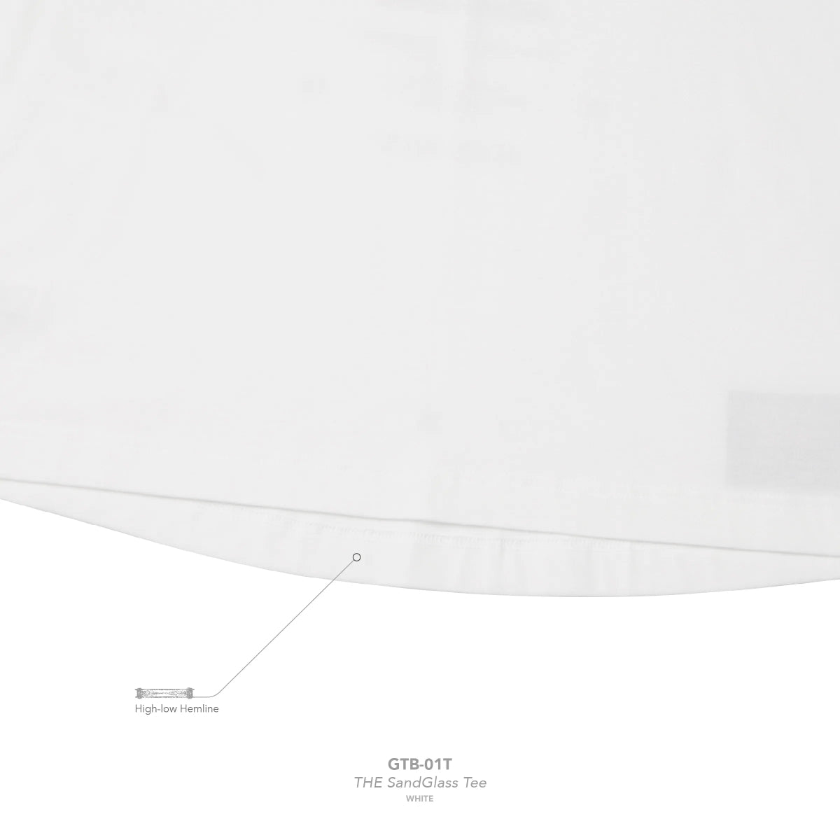 + TIGHTBOOTH SandGlass Tee 'White'