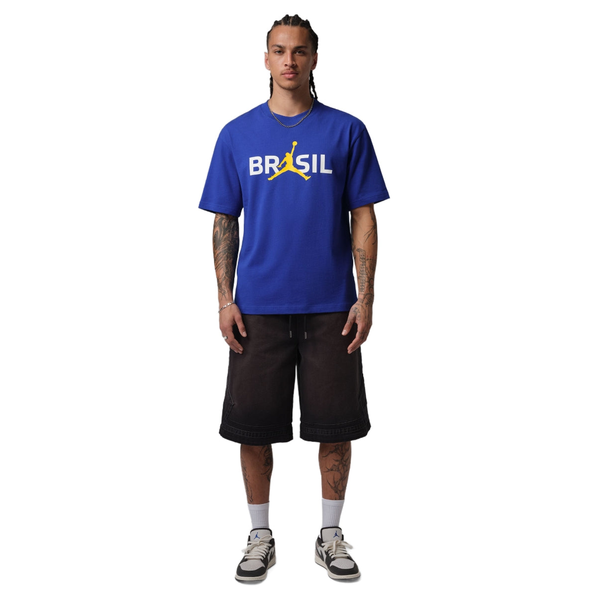 + Brasil Futebol Air Jordan 85 Tee 'Old Royal'
