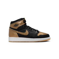 Kids Air Jordan 1 Retro High OG 'Black Metallic Gold'