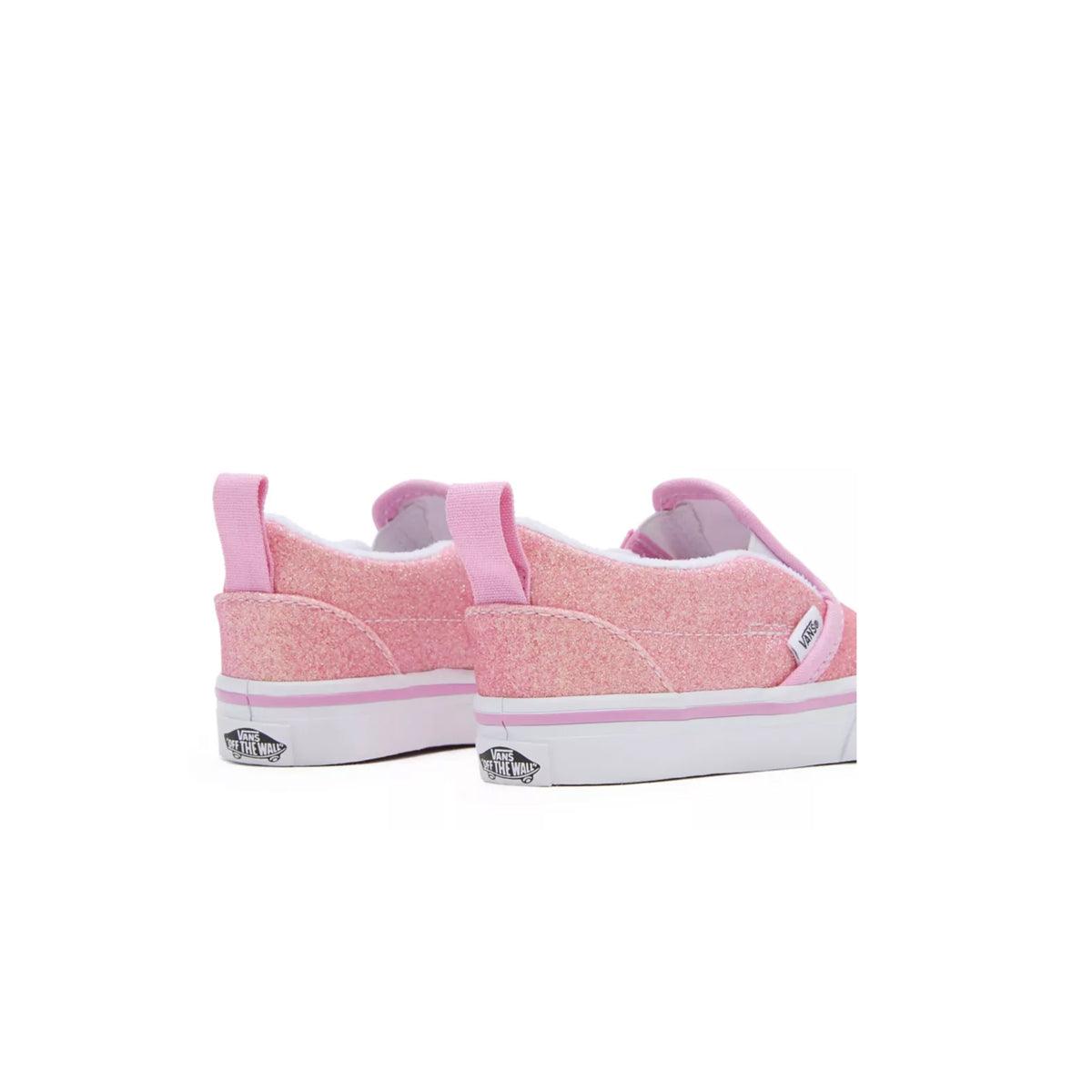 Toddlers Slip On V Glitter Pink Limited Edt