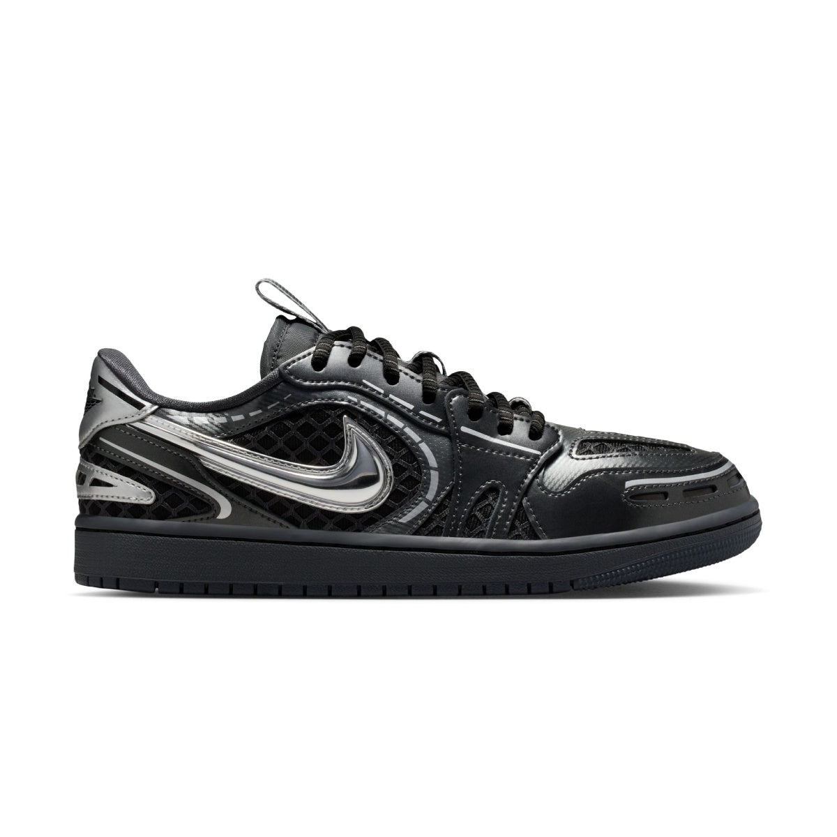Wmns Air Jordan 1 Low Method of Make V3 'Black Metallic Silver White'