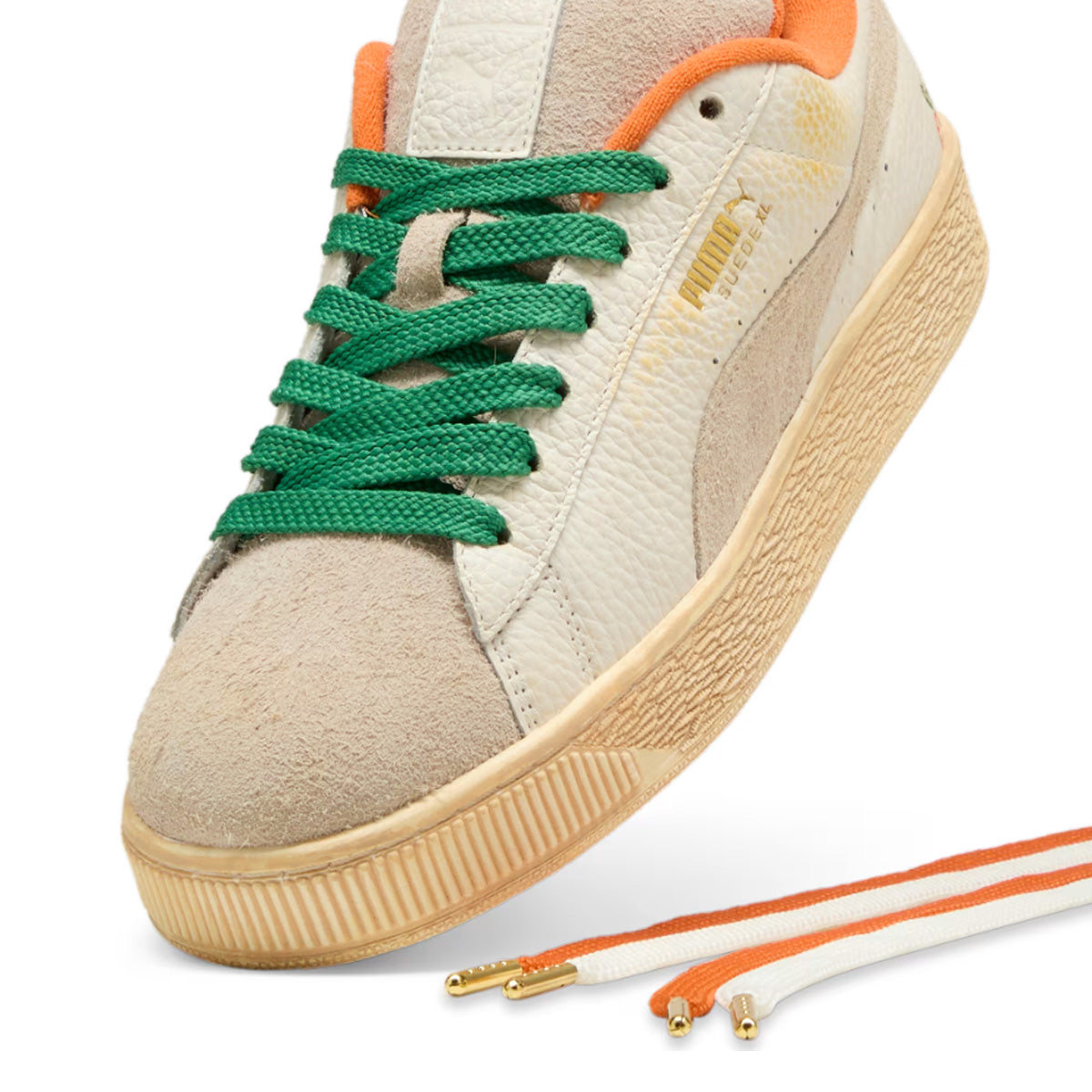 + Carrots Suede XL 'Warm White Rickie Orange'