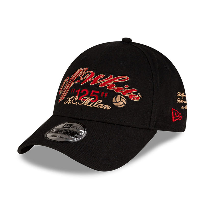 + Off-White + AC Milan 9FORTY Cap 'Black'