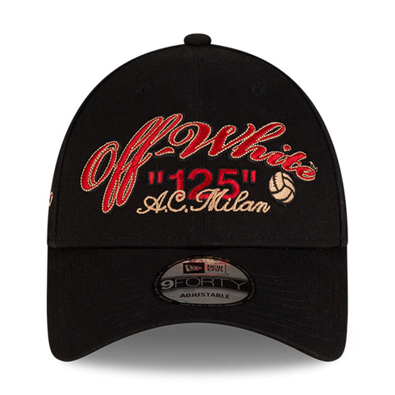 + Off-White + AC Milan 9FORTY Cap 'Black'