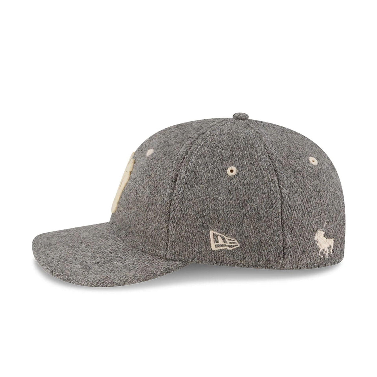 + Ralph Lauren + MLB Cooperstown New York Yankees Retro Crown 9FIFTY Strapback 'Heather Grey'