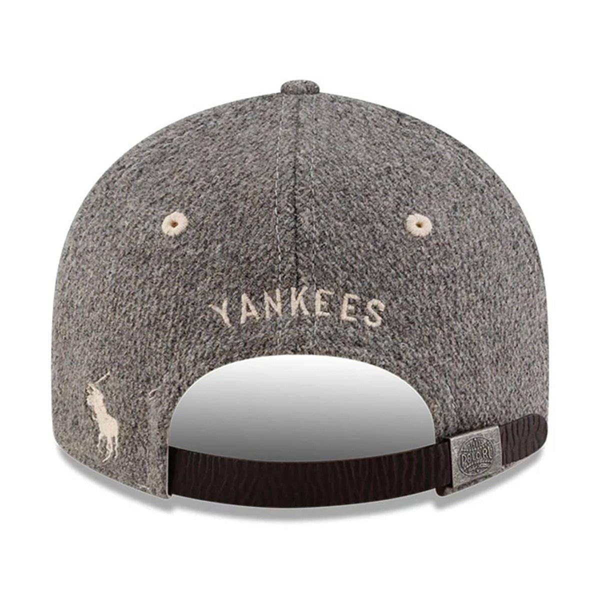 + Ralph Lauren + MLB Cooperstown New York Yankees Retro Crown 9FIFTY Strapback 'Heather Grey'