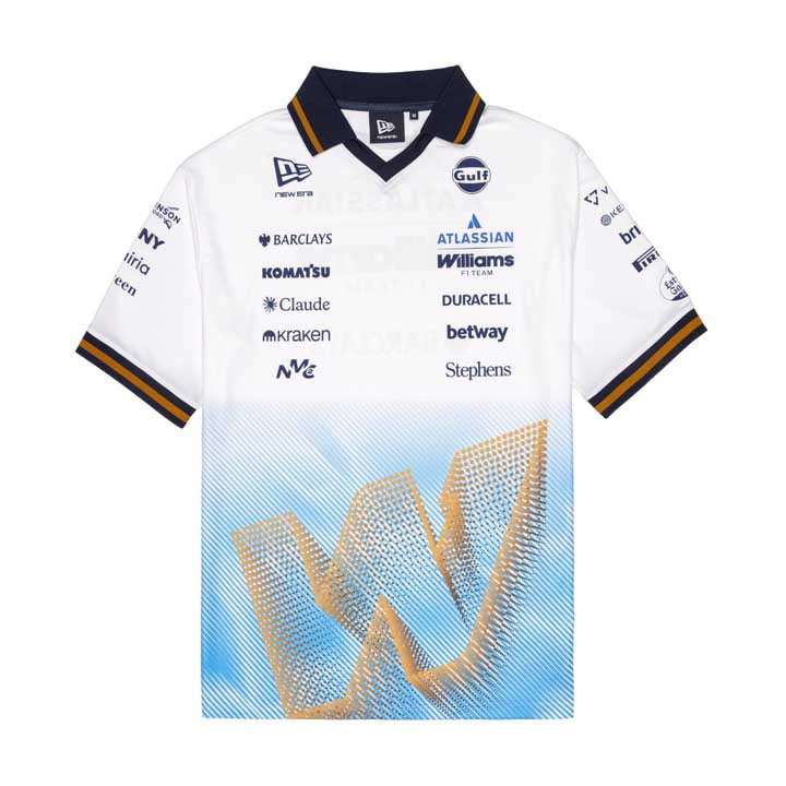 + Atlassian Williams F1 Team Madrid Football Jersey 'White'