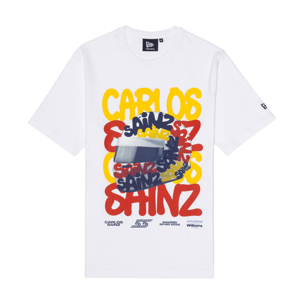 + Atlassian William F1 Team Madrid Edition Carlos Sainz Tee 'White'