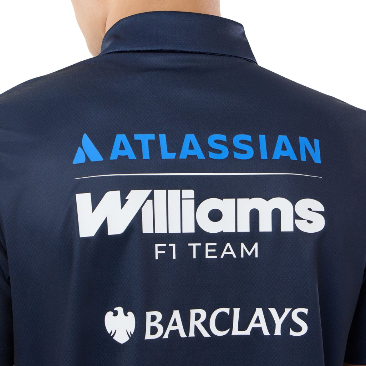 + Atlassian Williams F1 Team Singapore Edition Tech Polo 'Navy'