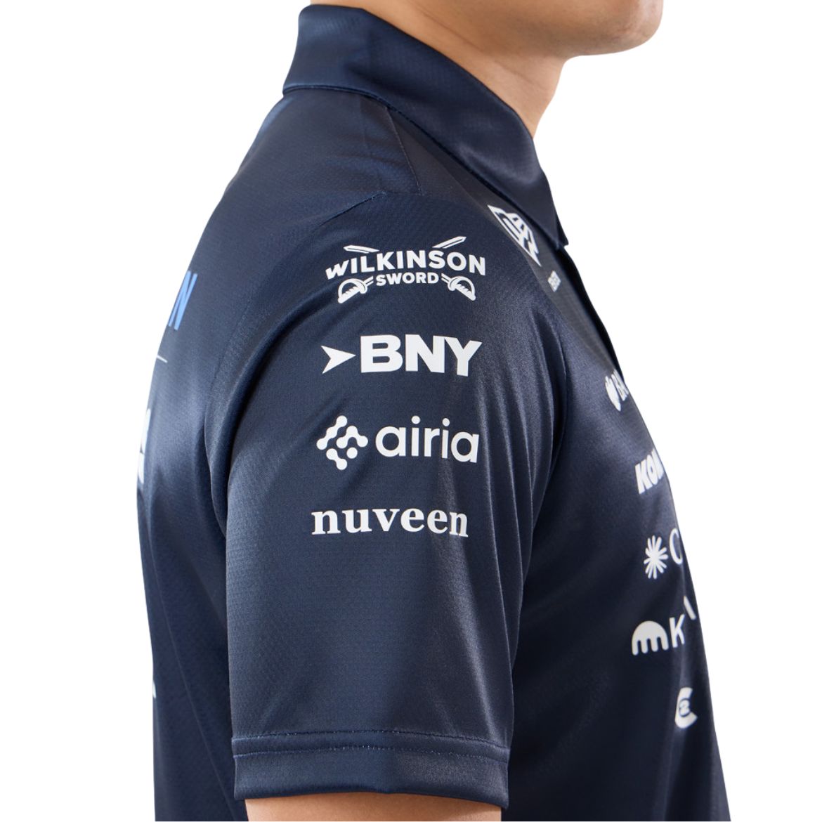 + Atlassian Williams F1 Team Singapore Edition Tech Polo 'Navy'