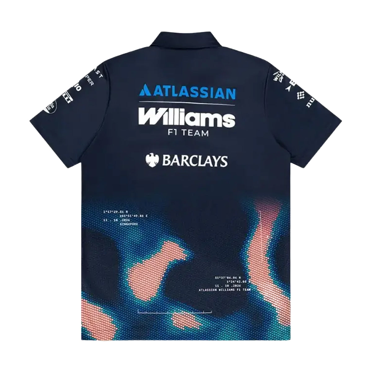 + Atlassian Williams F1 Team Singapore Edition Race Tech Tee 'Navy'
