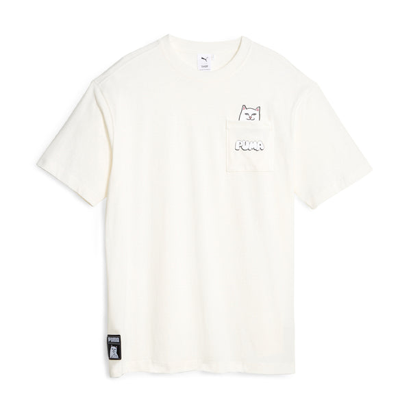 + Ripndip Pocket Tee 'Warm White'