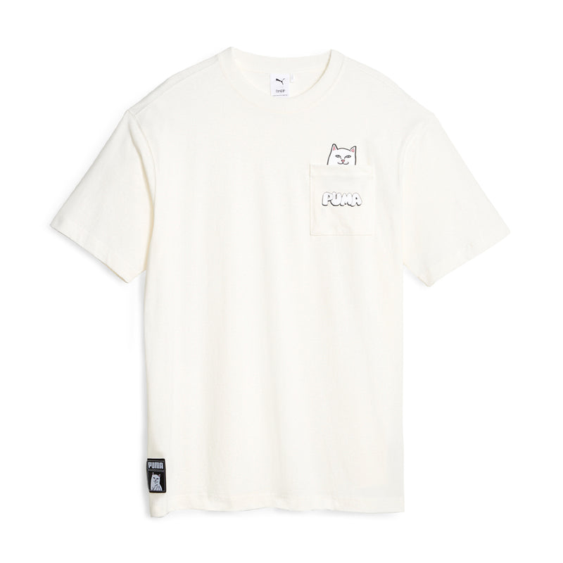 + Ripndip Pocket Tee 'Warm White'
