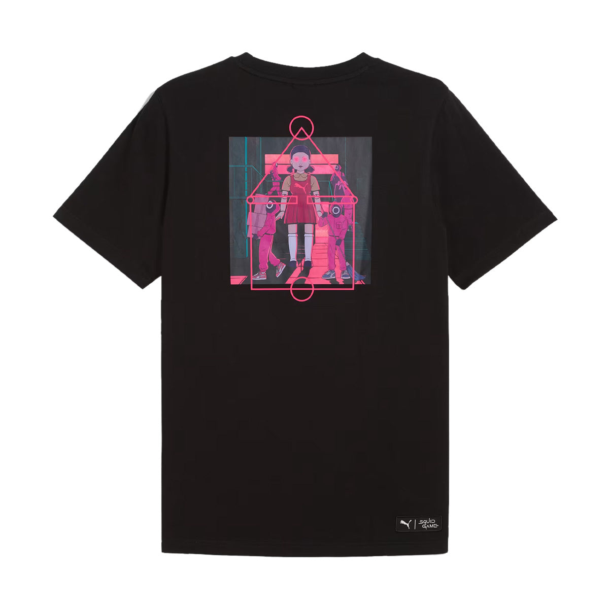 PUMA M SQUID GAME GRAPHIC HOOD MINT TEA 国内発送 PUMA-x-SQUID-GAME-Hoodie-Men