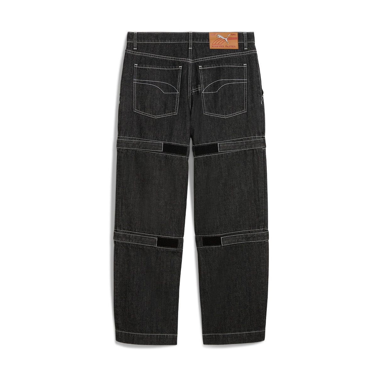 + A$AP Rocky Knee Pad Pants 'PUMA Black Denim'