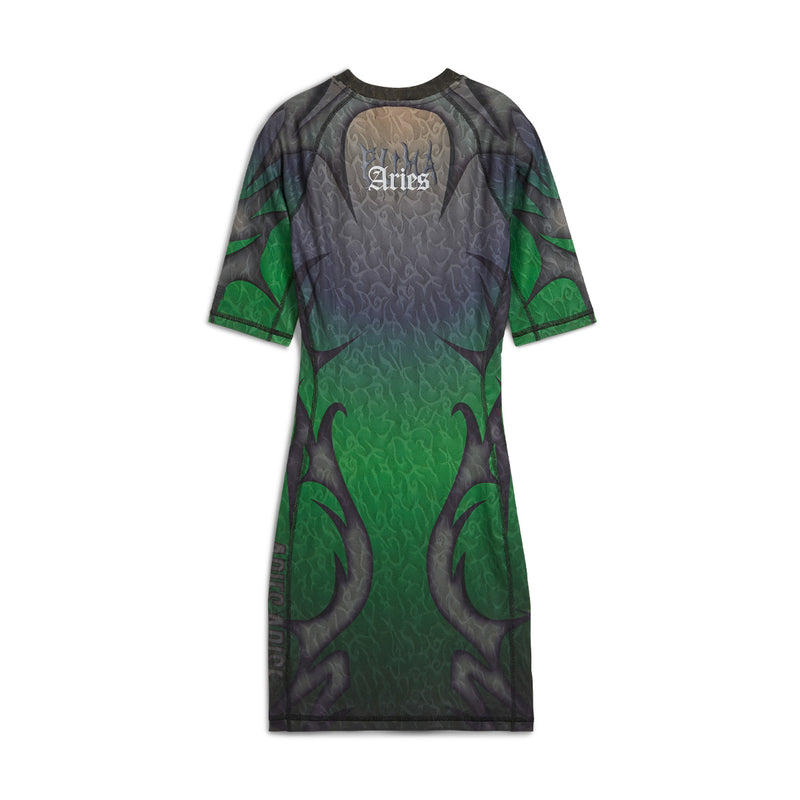 + Aries Dress 'Fluro Green Pes'