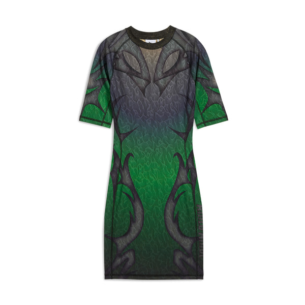 + Aries Dress 'Fluro Green Pes'