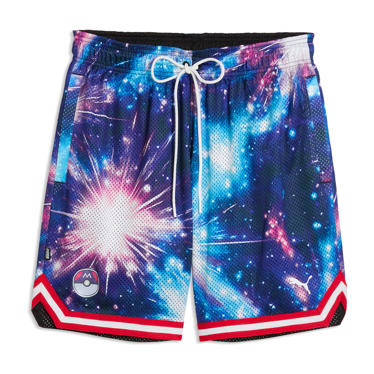 + Pokemon + Hoops Mewtwo Shorts 'PUMA Black'