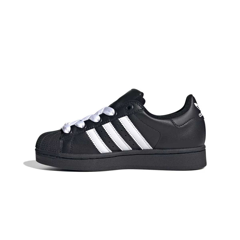 Kids Superstar ii 'Core Black Cloud White'