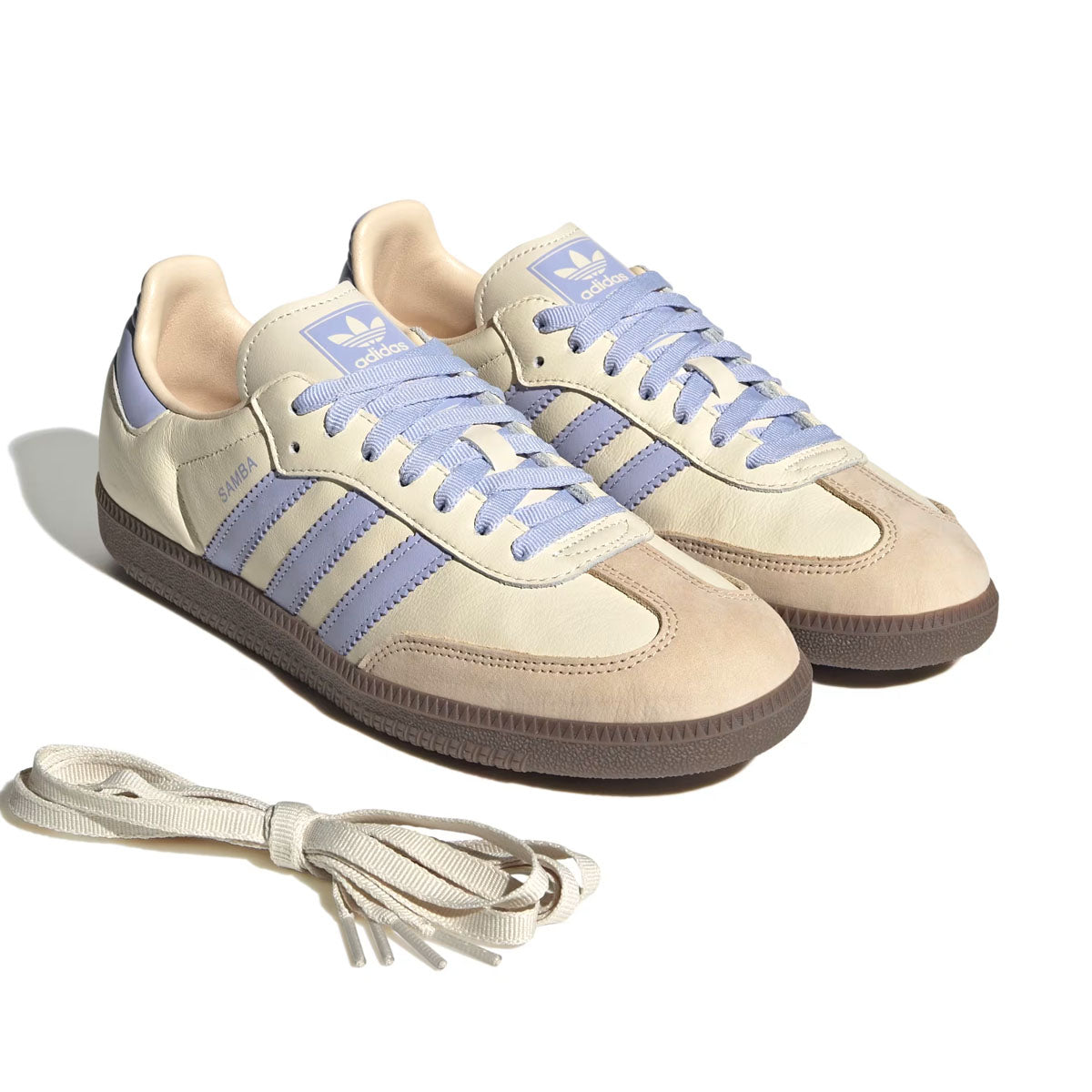 ☆大人気☆adidas Originals SAMBA OG Cream White/Violet Tone adidas Originals Wmns Samba OG 'Cream White Violet Tone