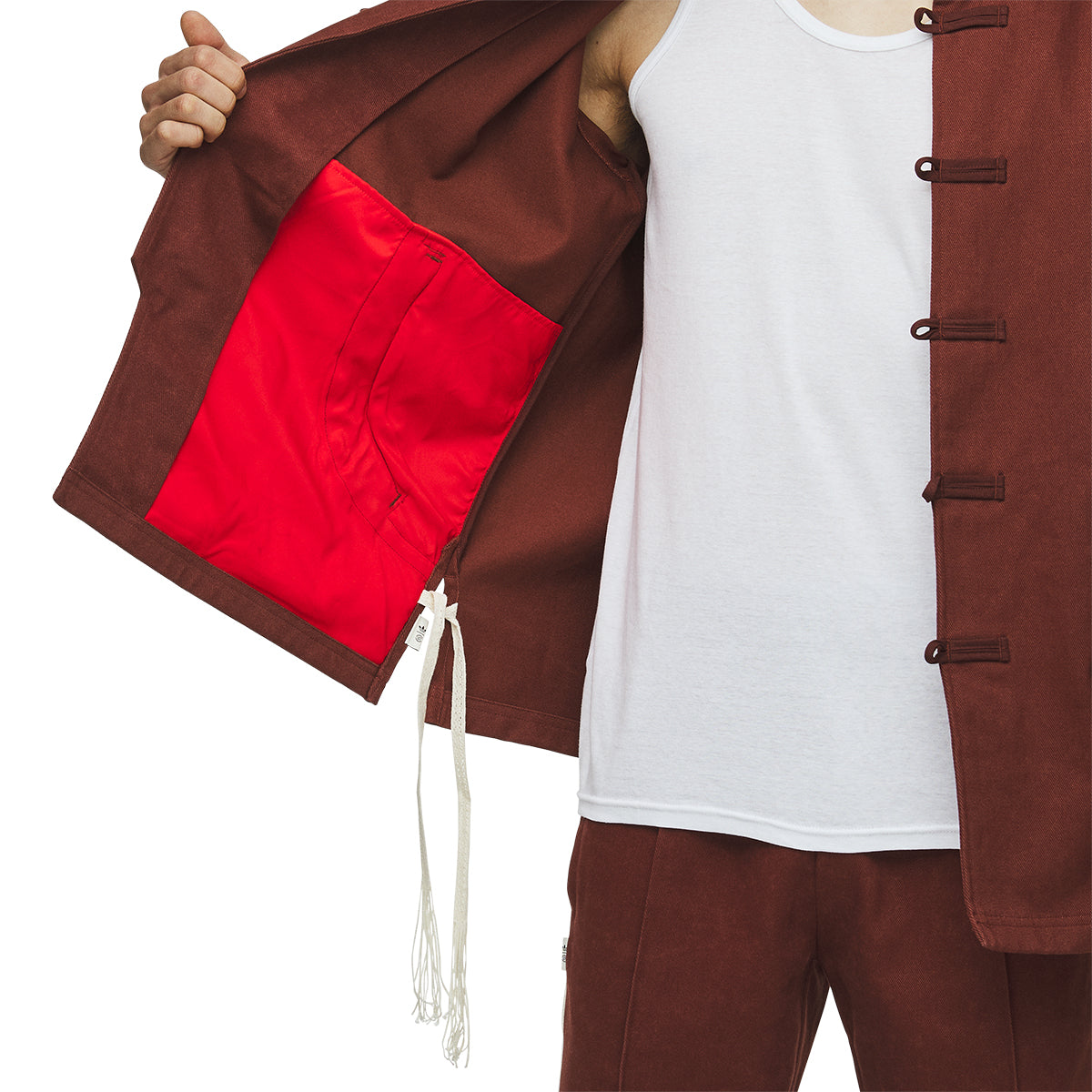 + CLOT Track Jacket 'Fox Brown'