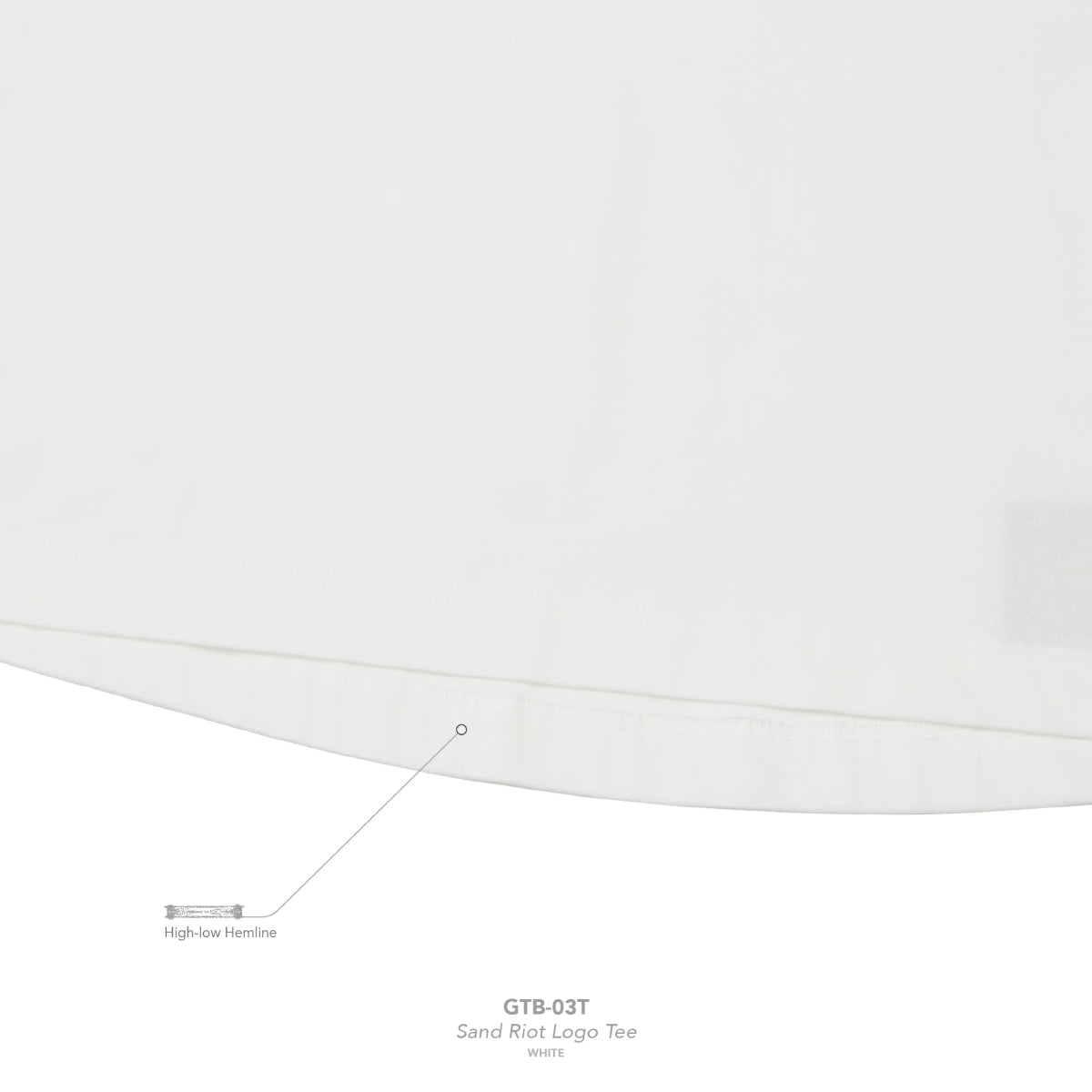 + TIGHTBOOTH Sand Riot Logo Tee 'White'