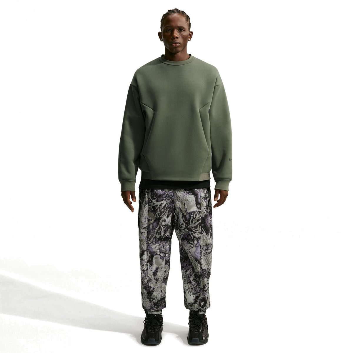 + NOCTA Trapeziud-Cut Crew-Neck Pullover 'Twilight Marsh'