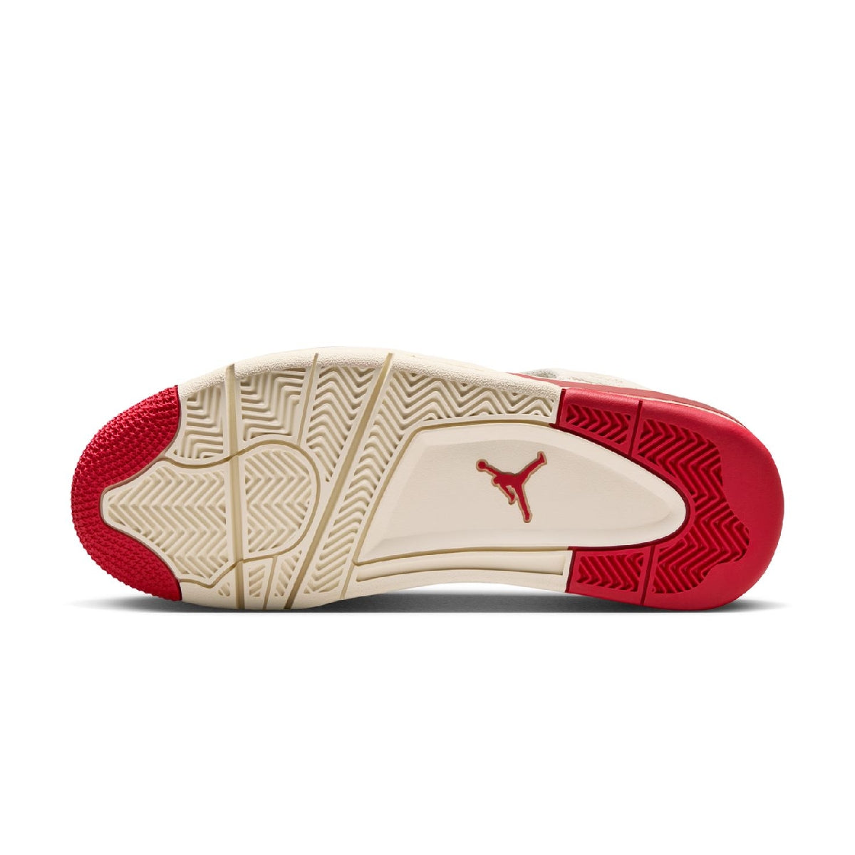Wmns Air Jordan 4 Retro 'Pale Ivory and Tough Red'