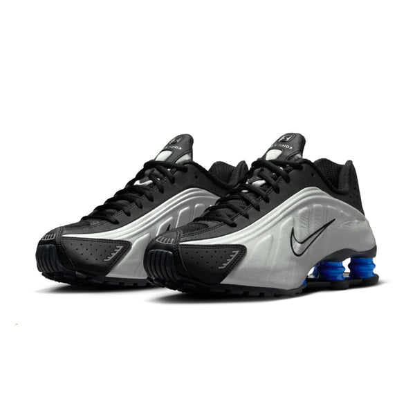 Wmns Shox R4 'Metallic Silver Black'