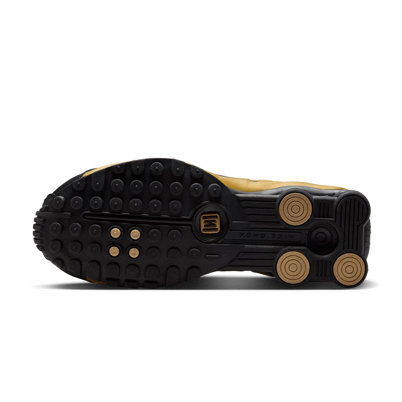 Wmns Shox R4 'Black Metallic Gold'