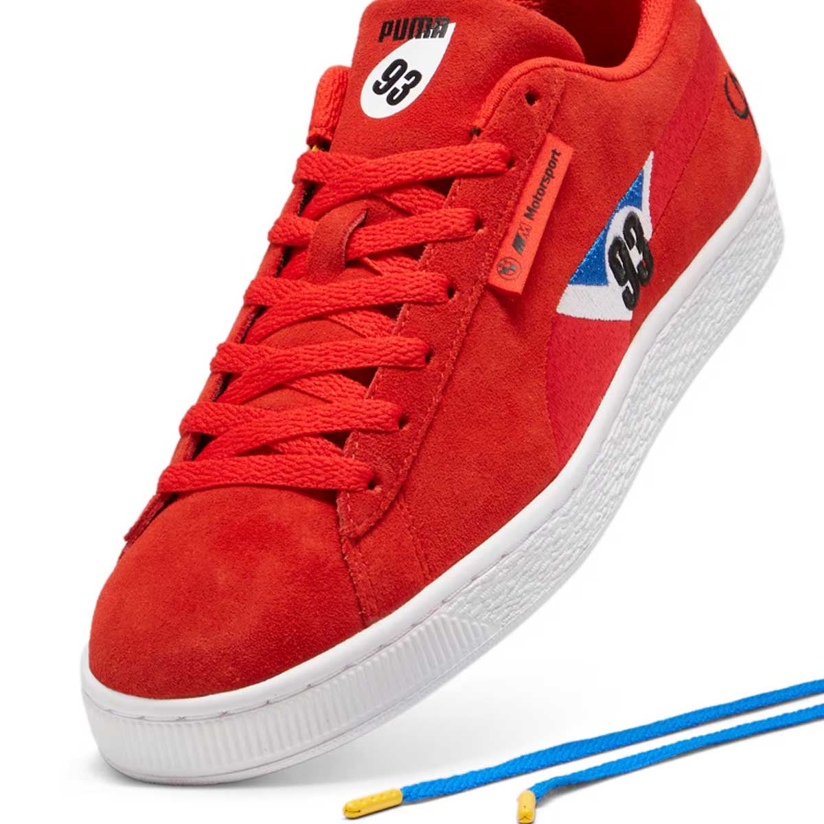 + BMW M Motorsport Suede Calder 'Pop Red'