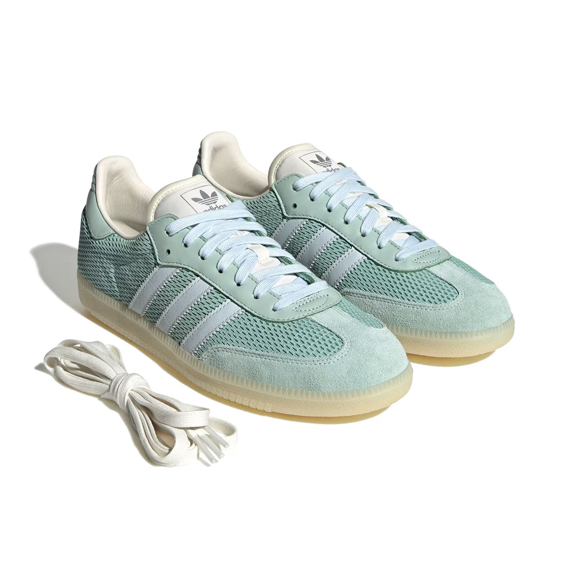 青春サードフライ adidas Samba OG Hazy Green Sky Tint Men's - JI3179 - US