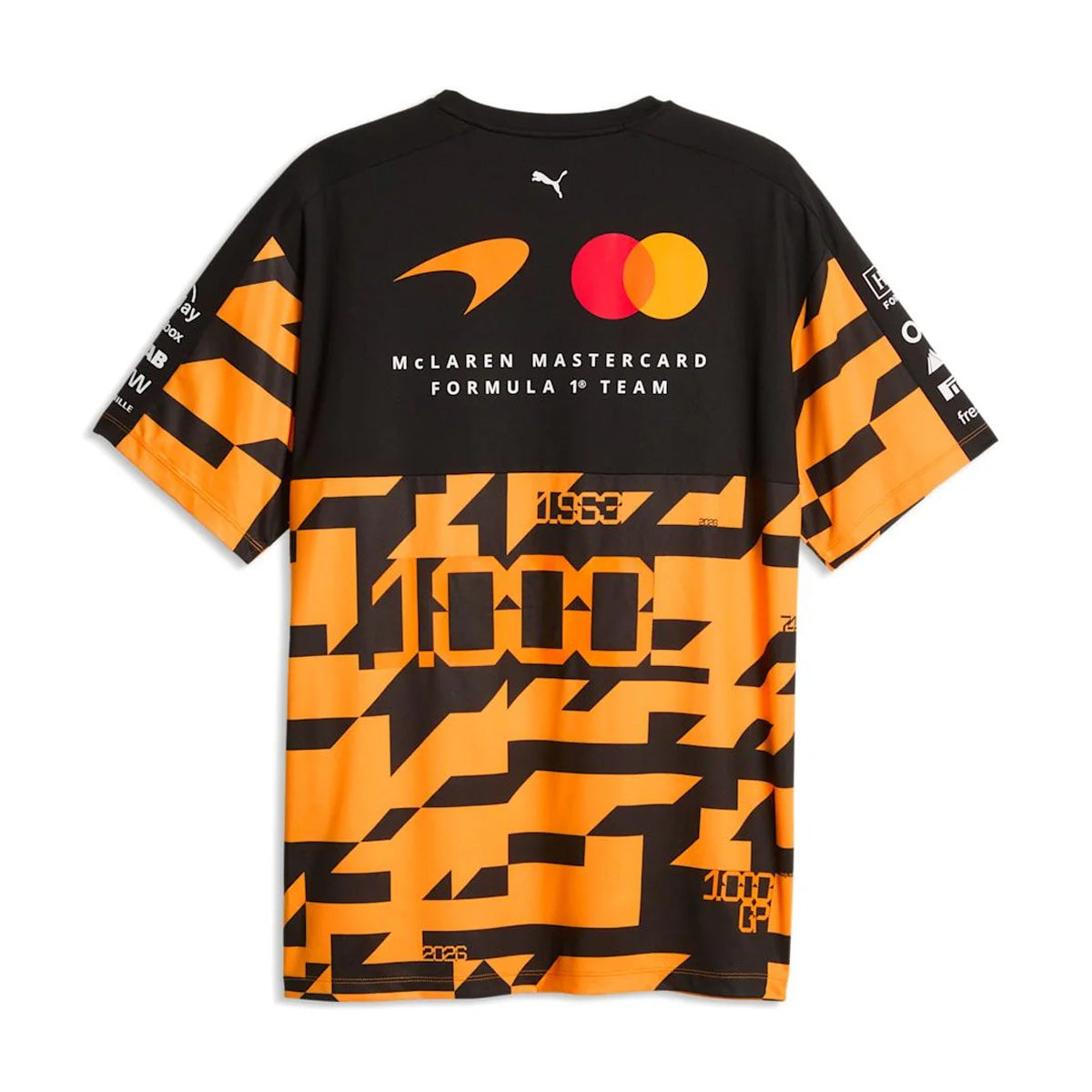 + McLaren Mastercard F1 Team 1000th GP Replica Tee 'Papaya'