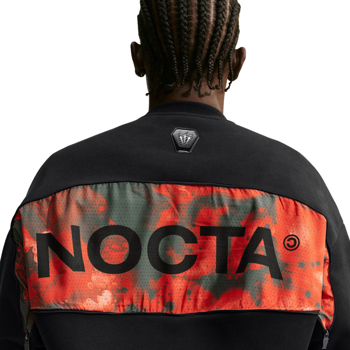 + NOCTA Trapeziud-Cut Crew-Neck Pullover 'Black'