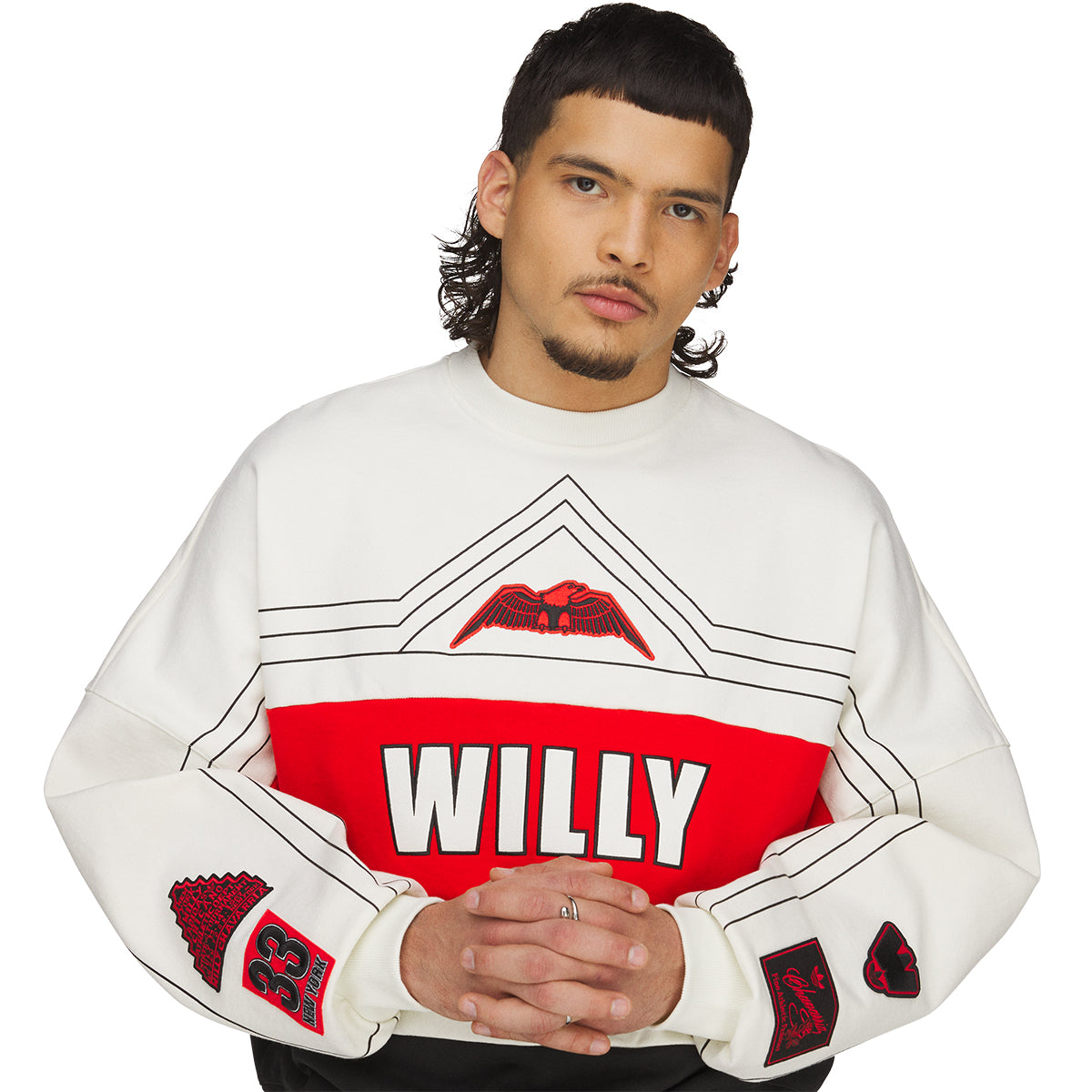 + Willy Chavarria NY Sweatshirt 'Off White'