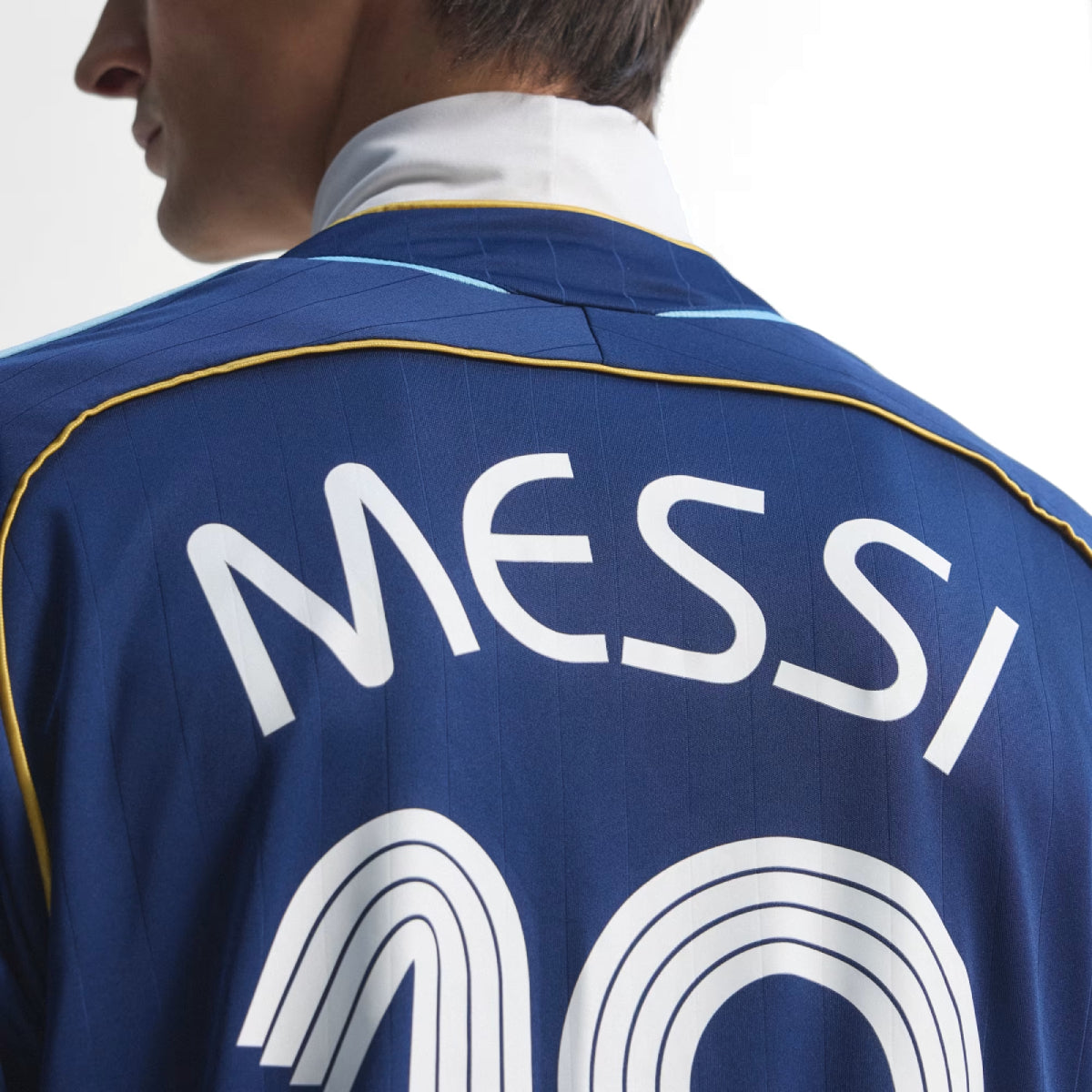 Argentina 2006 Messi Away Kit Tee 'Dark Blue'