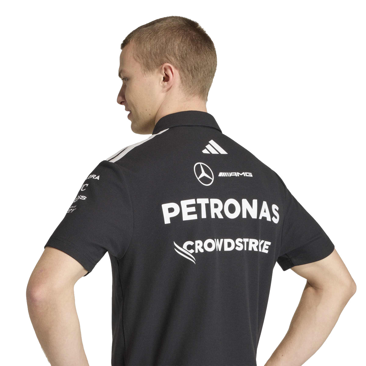 + Mercedes AMG Petronas F1 Team Engineers Polo Tee 'Black'