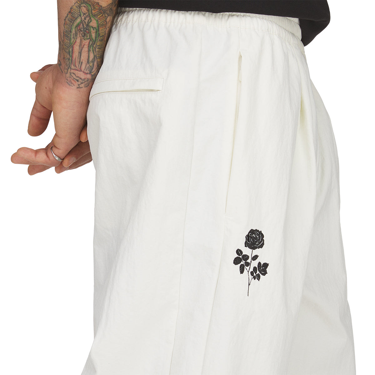 + Willy Chavarria Woven Track Pant 'Off White'