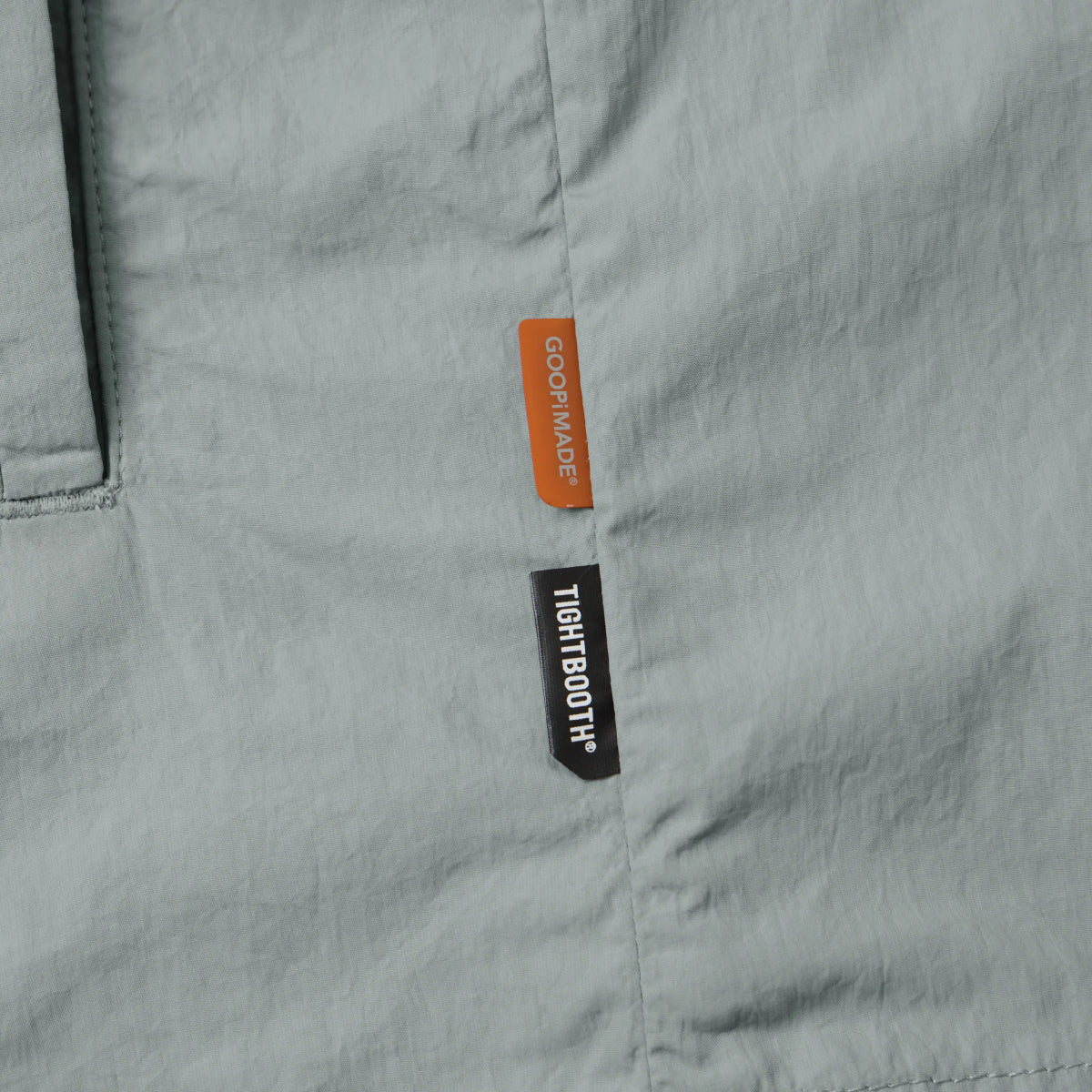 + TIGHTBOOTH Tech Uniform Zip Shirt 'Grey'