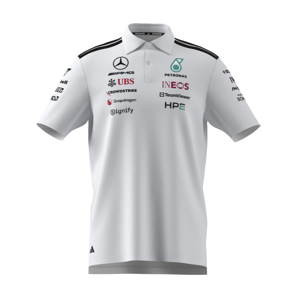 + Mercedes AMG Petronas F1 Team Engineers Polo Tee 'White'