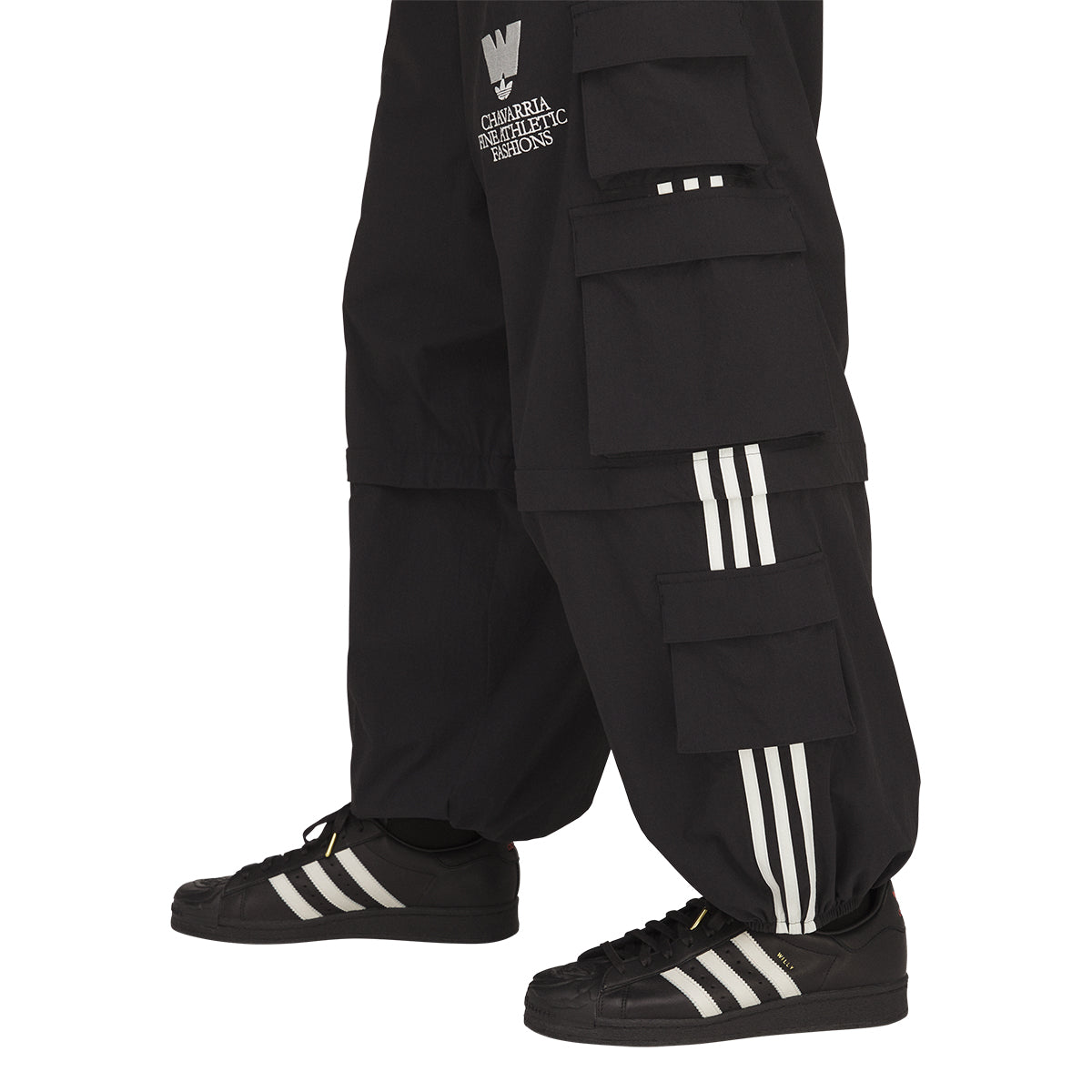 + Willy Chavarria Cargo Zip Pant 'Black'
