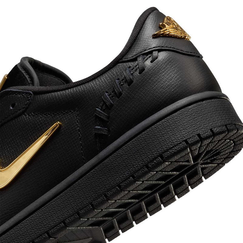 Wmns Jordan 1 Low Method Of Make 'Black Metallic Gold'