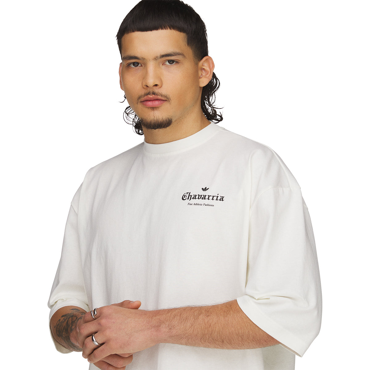 + Willy Chavarria Logo Tee 'Off White'