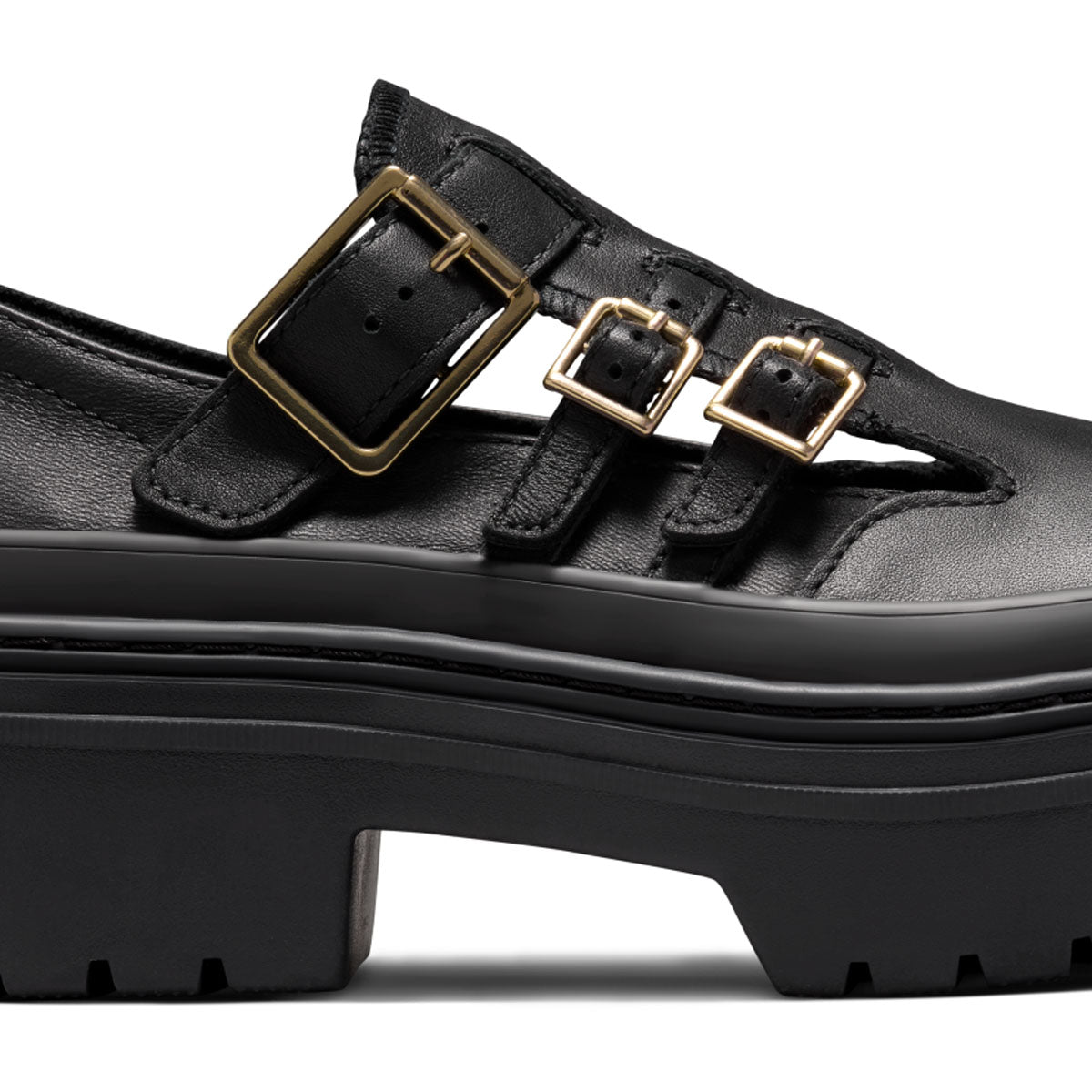 Chuck Taylor All Star Lugged Heel Mary Jane Platform 'Black Gold'