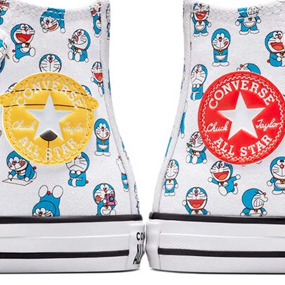 + Doraemon Kids Chuck Taylor All Star Easy On 'White Hawaiian Ocean'